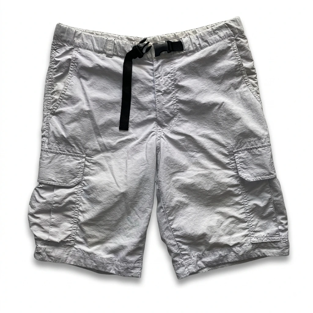 Uniqlo Utility Ripstop Shorts Light Grey